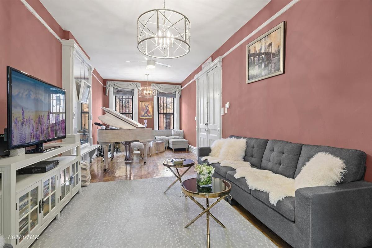 This BedStuy townhouse features a Bravo tv makeover and has two